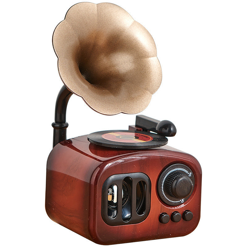 Vintage Piano Music Box & Gramophone Desktop Ornament – Retro Sewing Machine Model, Decorative Home Gift