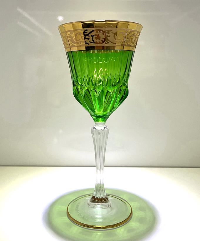 18k Gold Czech Crystal Whiskey Glasses, Classic Spirits Glasses